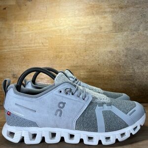 On Cloud 5 Terry REFLECTIVE Womens Size 8 Running Shoes Sneakers Gray Silver